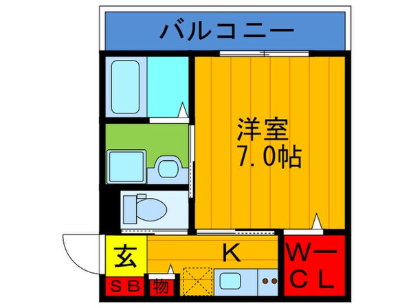 スプリングガーデンの物件間取画像